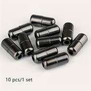 10pcs Shiny Metal Shoe Buckles Knot-Free Capsule Shoe Accessories