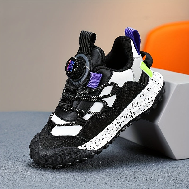 Детские повседневные спортивные кроссовки для мальчиков и девочек, осень-зима, низкий топ, подошва из ТПР