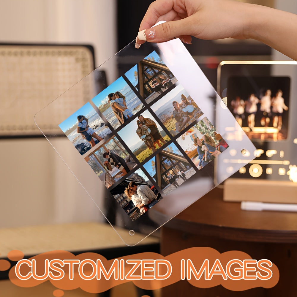 Bayramlar va maxsus tadbirlar uchun akril rasm ramkasi, qo'lda tayyorlangan sevgi yuragi devor va stol dekoratsiyasi