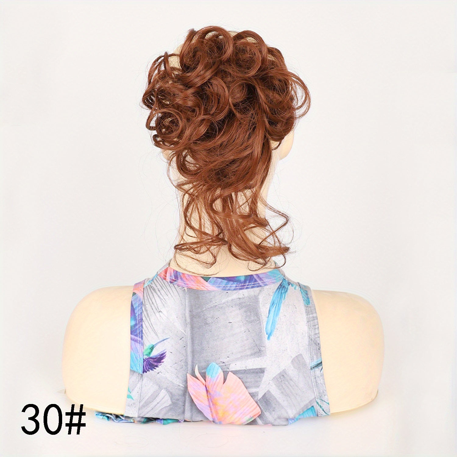 Women's Wavy Curly Synthetic Hairpiece Scrunchies for Tousled Updo