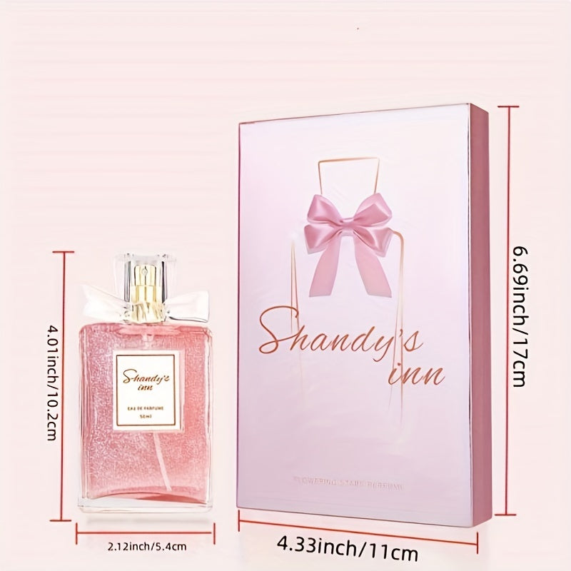 50ml Women's Eau De Parfum Floral Fruity Long-Lasting Scent for Daily Wear and Gifts