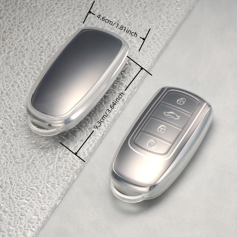 Universal TPU Key Case for SUV Sedan Car Key Fob Protector Wallet