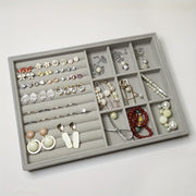 Jewelry Storage Box with Compartments for Rings Earrings Bracelets Necklaces and Watches 28.5cm x 20.5cm