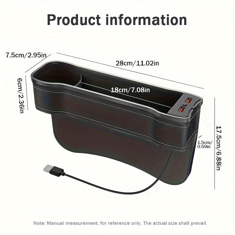 Car Interior Storage Box Voice-Activated Atmosphere Light Organizer Cup Holder