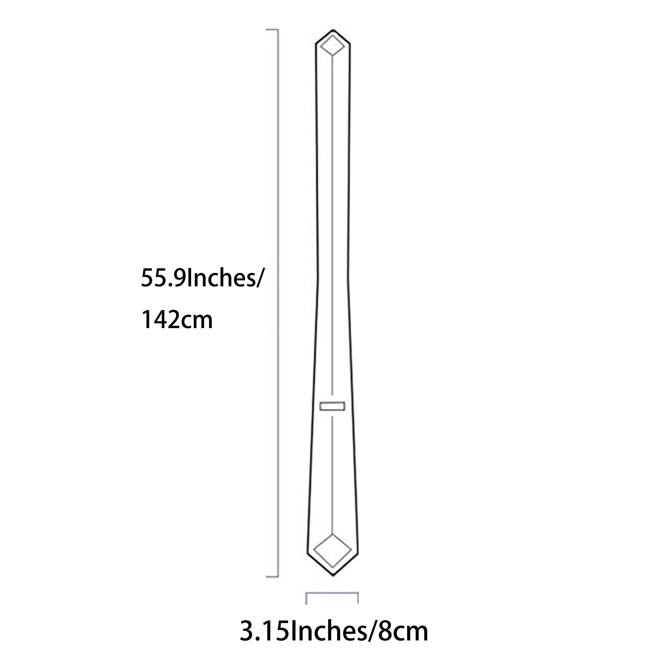 Unisex Christmas Tie Polyester Santa Snowman Candy Cane Holiday Party Accessory