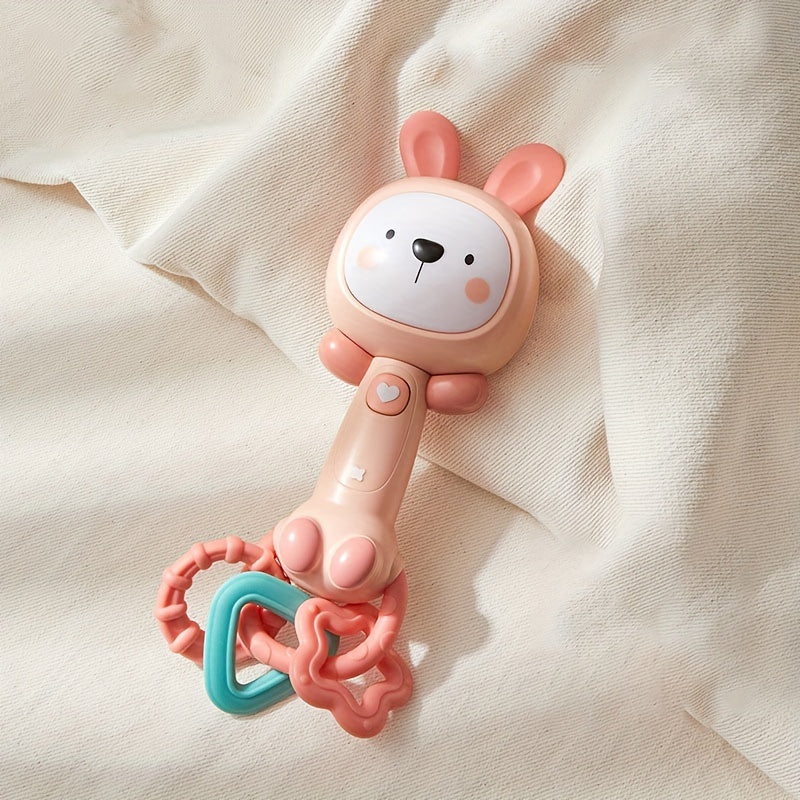 Baby Teething Toy Bundle with Rattles and Plush Rings for Infants