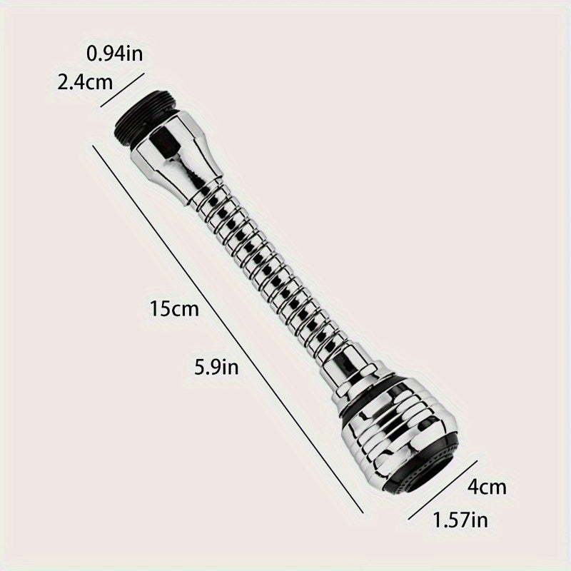 Universal Faucet Sprayer Attachment Anti-Splash Adjustable Tap Aerator Durable Plastic