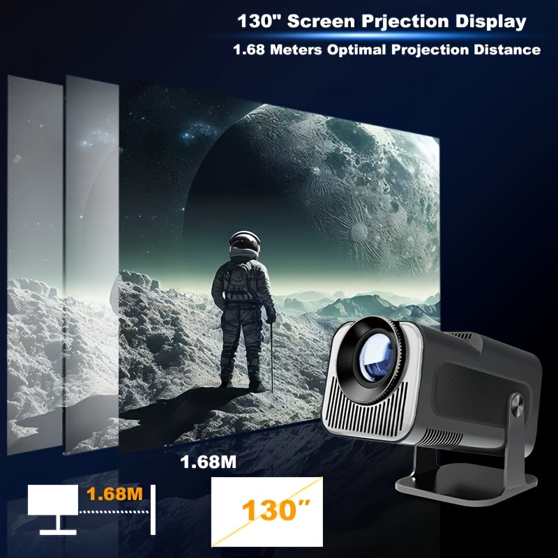 Mini Portable Projector 3D-Ready Home Theater Conference Teaching 200Lumen