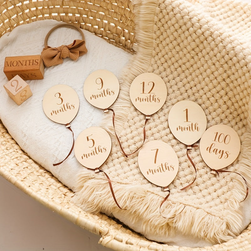 Baby Milestone Cards Monthly Growth Tracker for Baby Photos and Nursery Decor