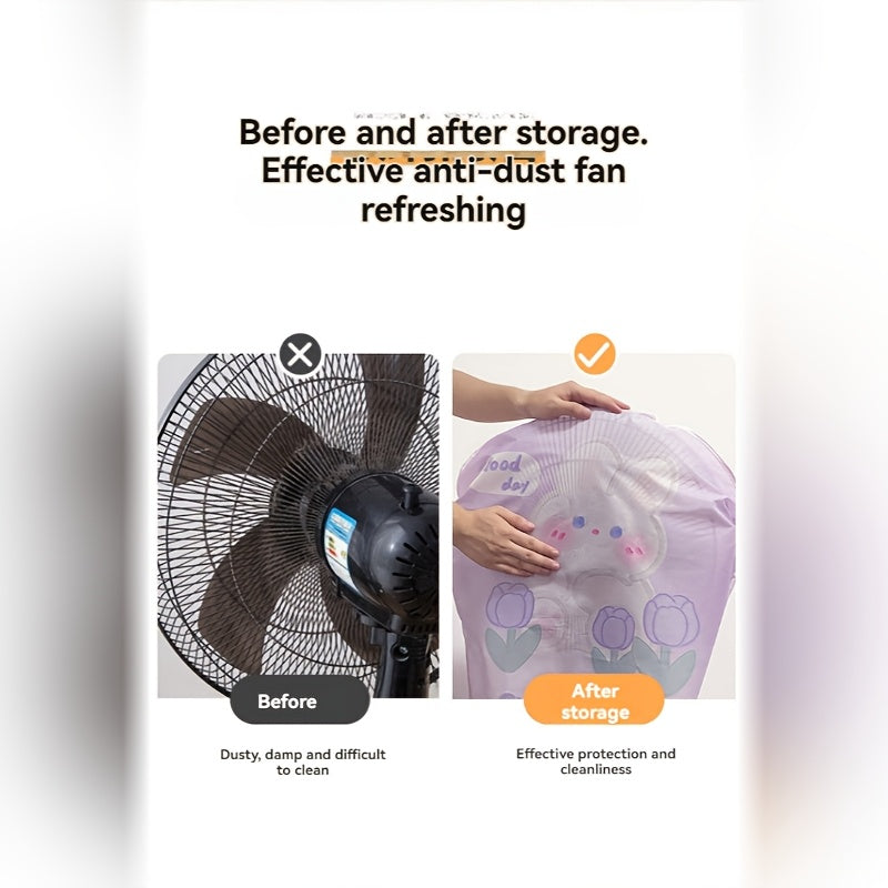 Yopiq fan qopqog'i uchun to'liq qamrovli saqlash sumkasi, pol va shift fanlari uchun chang o'tkazmaydigan Oxford mato