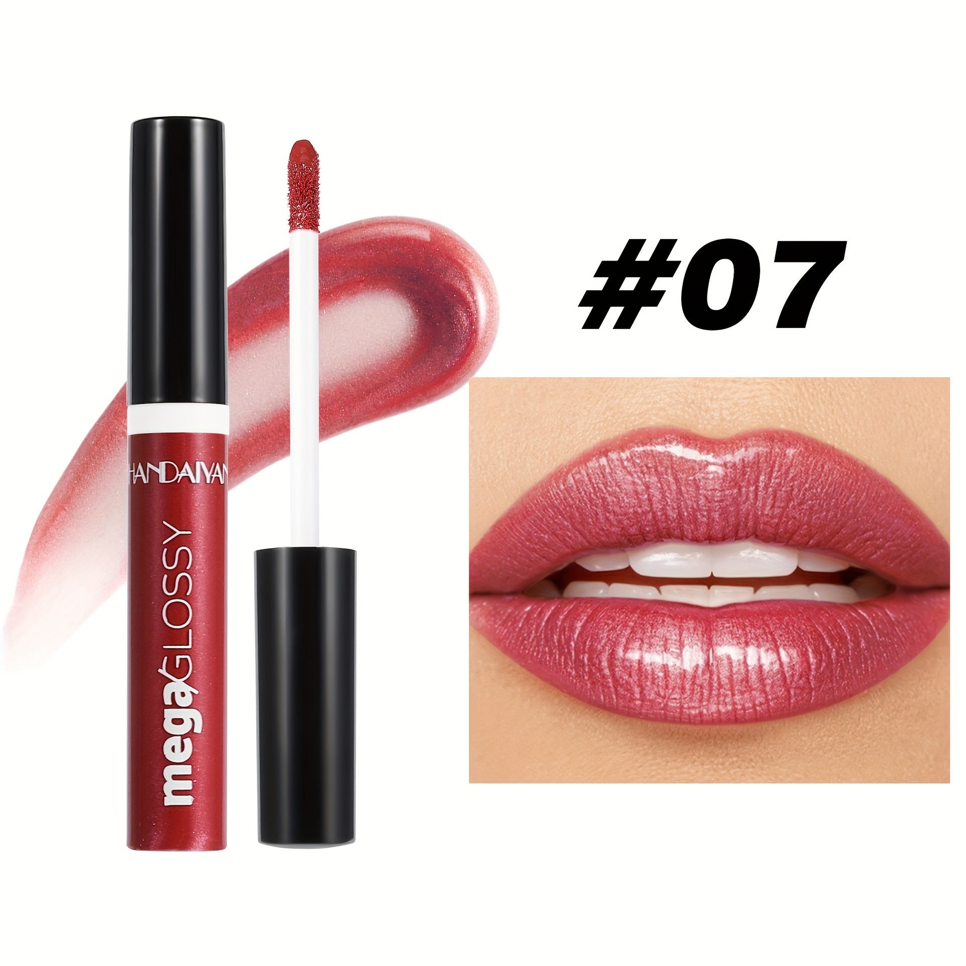 Women Shine Lip Gloss 8 Colors Long-Lasting Moisturizing Sparkling Lipstick