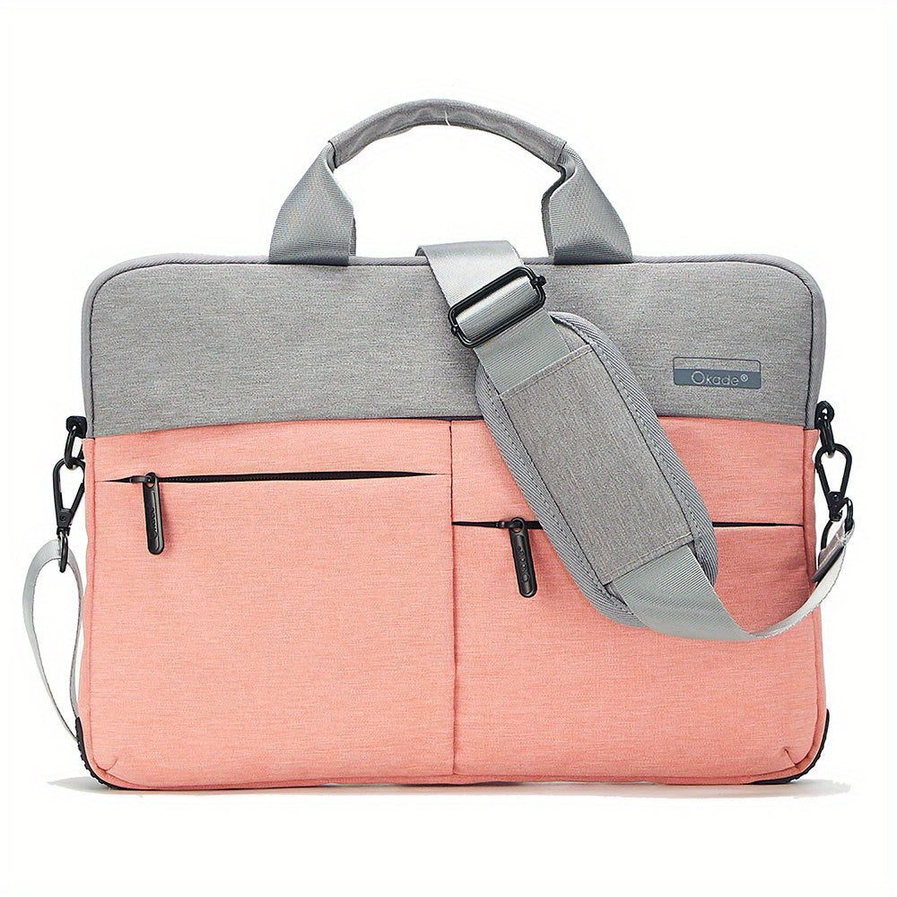 Suv o'tkazmaydigan, shokga chidamli noutbuk sumkasi, rezina burchak yostiqlari bilan, minimalistik uslub, biznes, maktab, sayohat uchun, kulrang, burgundy, qizil, ko'k, qora