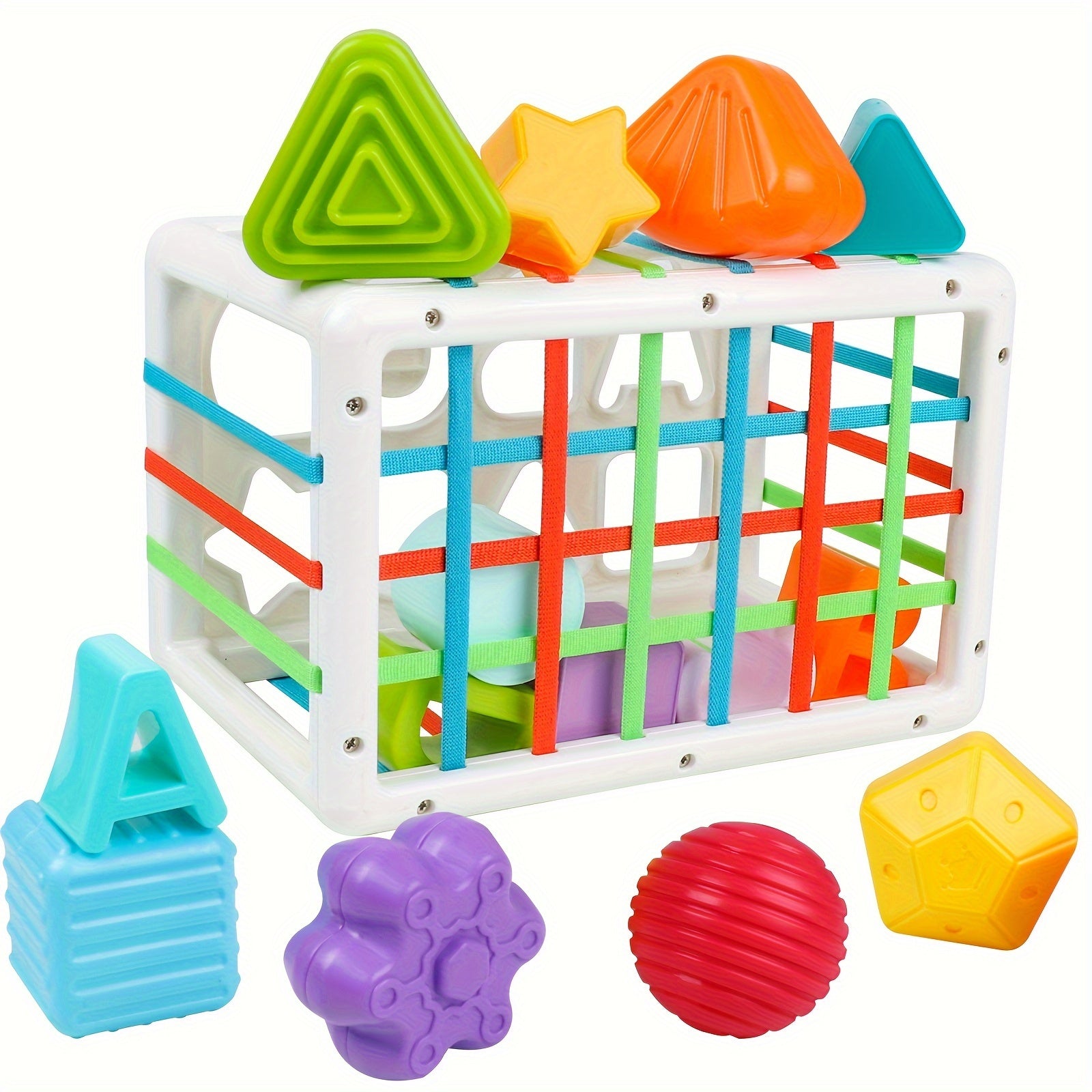 Educational Toy for Early Development Fine Motor Skills Shape Sorting for Boys and Girls
