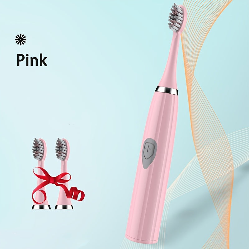 Elektr Sonic Tish tozalash cho'tkasi Portativ Qayta zaryadlanadigan Elektr Tish tozalash cho'tkasi, almashtiriladigan boshlar bilan