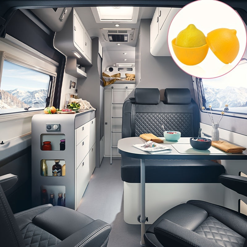 Lemon-Shaped Food Storage Box Fruit and Vegetable Fresh-keeping Container