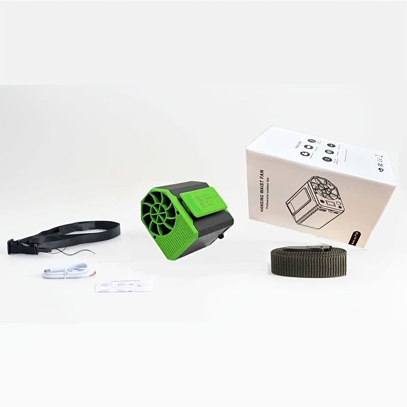 Portable fan with power bank 4-speed 8000RPM 10000mAh up to 22h outdoor travel fishing USB