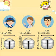 Naychali izolyatsiyalangan sayohat uchun ikki qatlamli zanglamas po'latdan yasalgan ovqat qutisi, issiq ovqat flaskasi, kuyishdan saqlovchi bento qutisi, portativ ovqat qutisi - Maktabga qaytish, kollej, oshxona tashkiloti va aksessuarlar uchun mukammal.