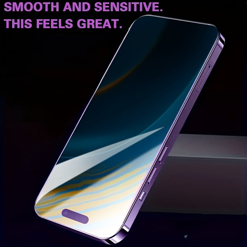 3pcs Full Cover Privacy Tempered Glass Screen Protectors for iPhone 14 15 Pro Max