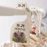 8 ta yog'och kiyim saqlash shkafi bo'linmalari to'plami, xonani bezatish uchun yoqimli ikki tomonlama saqlash, yog'och kiyim osgichlari kiritilgan