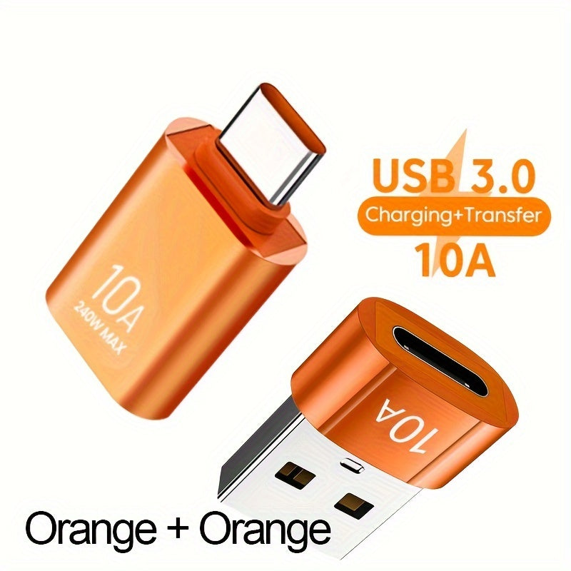 Juego de 2 adaptadores OTG USB 3.0 a Type C para smartphones, laptops y dispositivos