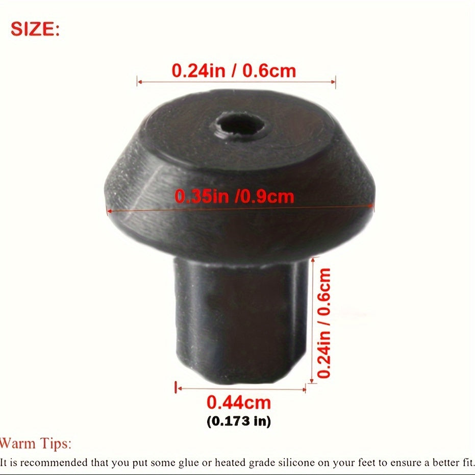 16-chi qog'ozdan tayyorlangan rezina gaz pechining oyoqlari uchun GE Kenmore KitchenAid pechlari