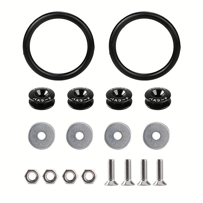 Car Bumper Fastening Buckle Nuts and Screws Reinforced Surrounding Circles