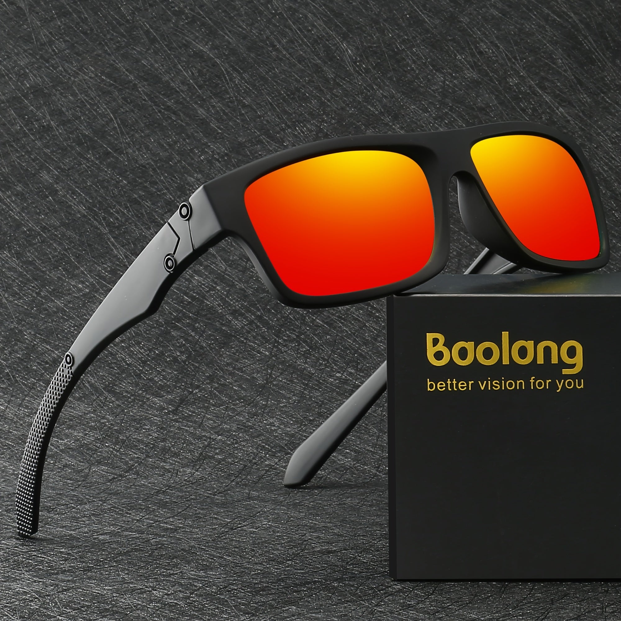 Men's Polarized Sunglasses for Cycling Driving Fishing Outdoor Activities and Business Parties