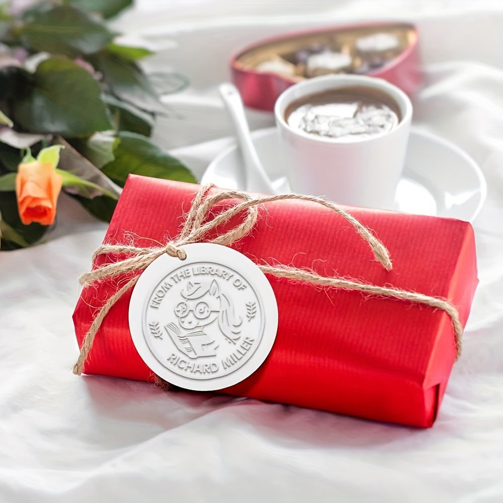 Heavy Duty Steel Embossing Stamp for Logos and Book Embossing