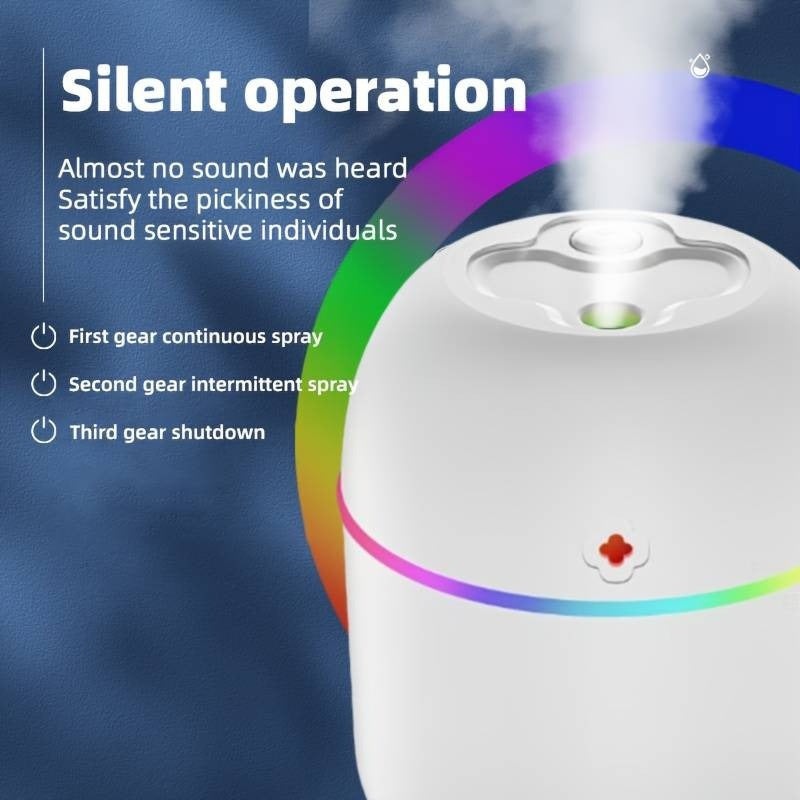 Portable USB Aromatherapy Diffuser Lamp Car Air Freshener Humidifier No Battery Required