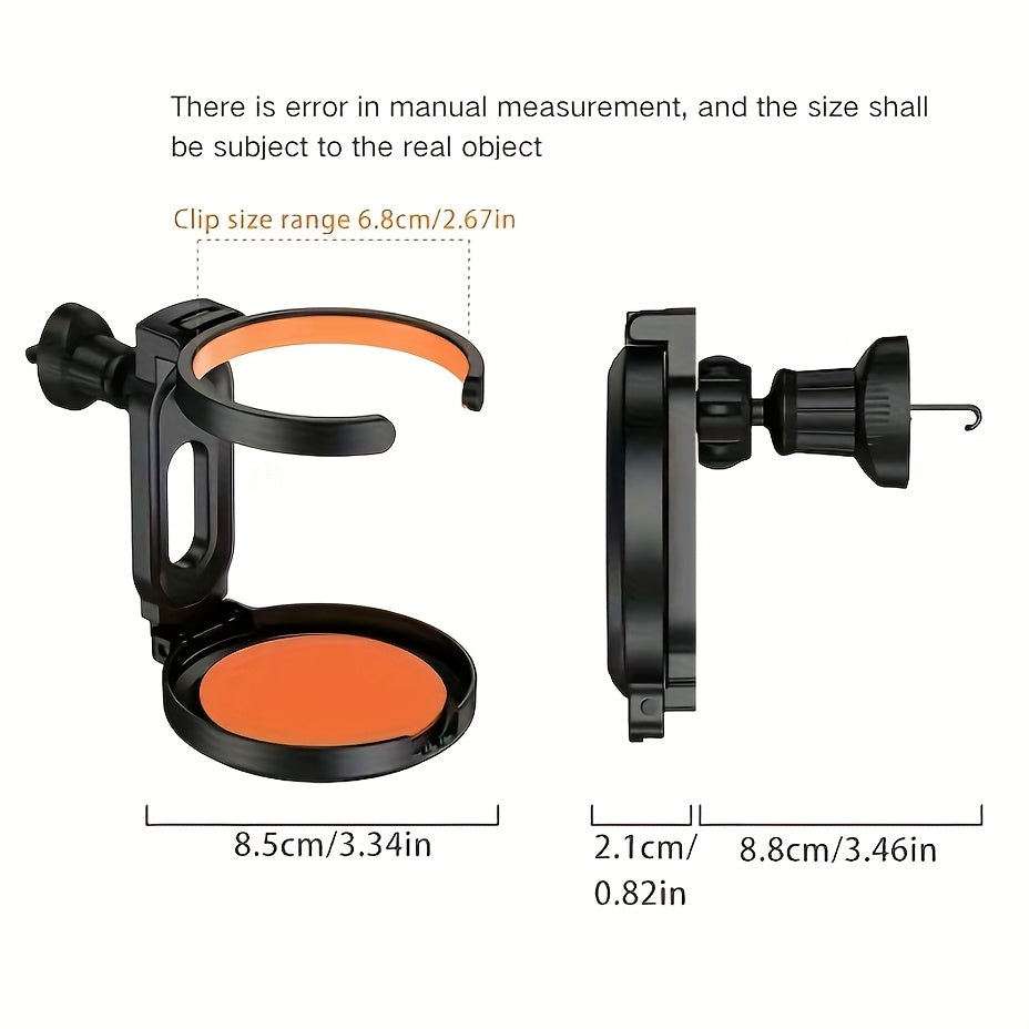 Universal ABS Foldable Car Cup Holder Vent Mount for Hot Cold Drinks