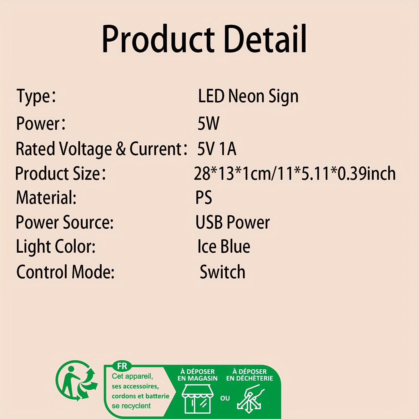 Neon Sign USB LED Light for Home Party Decor Relaxing Letter Design