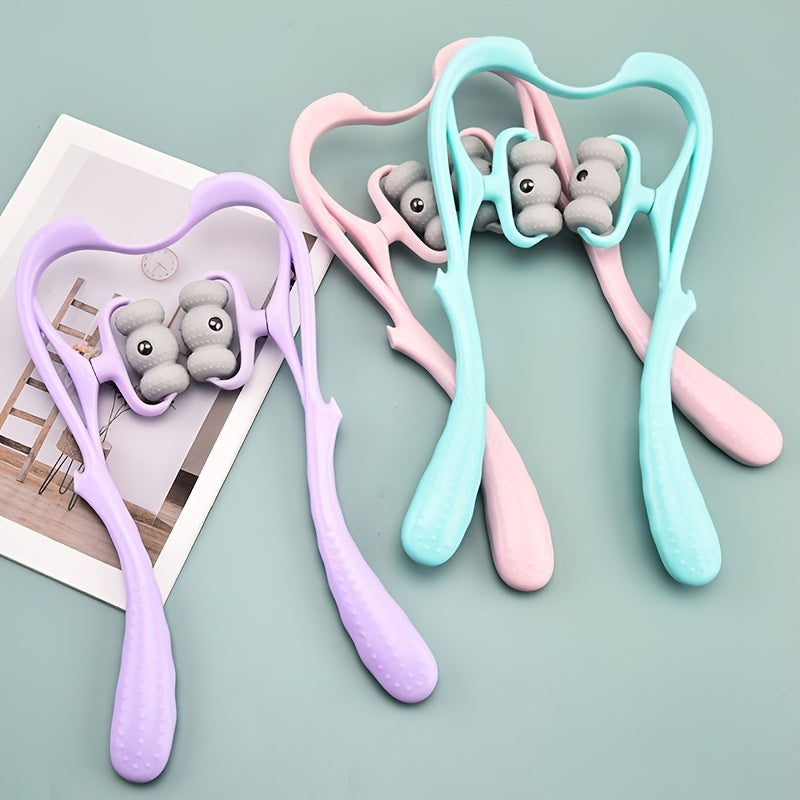 Cervical Magnetic Relax Massager Silicone Home Use Neck Shoulder Leg Rubbing Stick