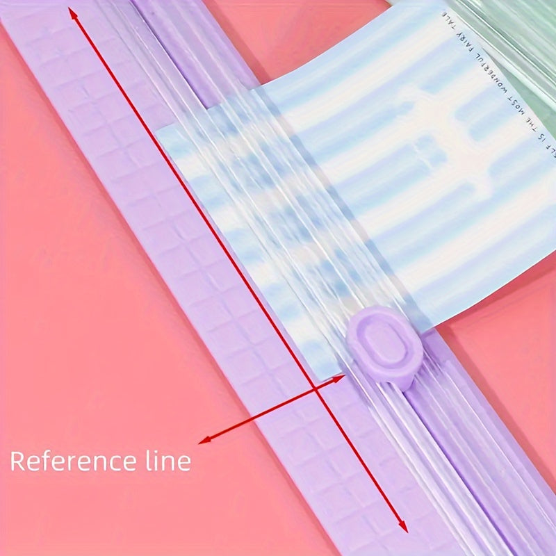 Portable Paper Cutter for A3/A4 Paper, Precision Trimmer, Plastic Office and School Tool