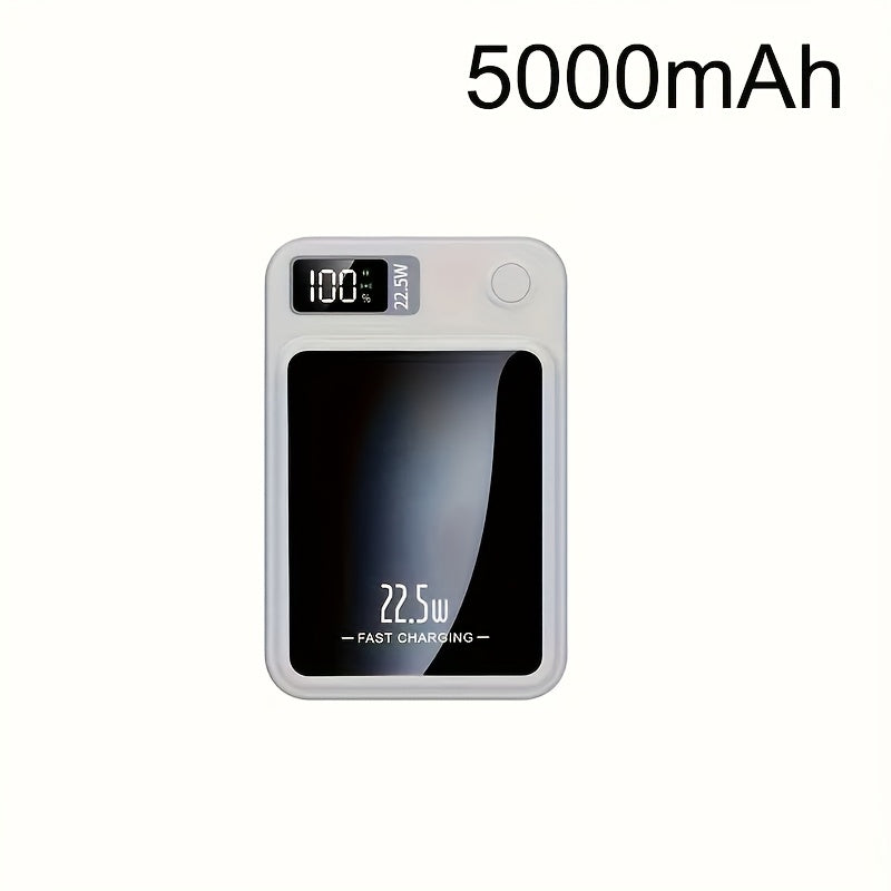 Wireless Power Bank 10000mAh Magnetic Wireless Charger 22.5W PD20W LED Display Compatible with Apple Android Phones