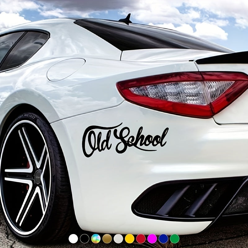 Suv o'tkazmaydigan avtomobil bumpersi stiker decal eski maktab motosikl avtomobil yuk mashinasi noutbuk san'ati