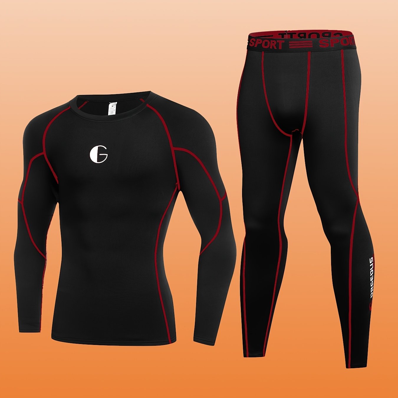 Мужской термальный комплект с бархатной подкладкой для холодной погоды и активного отдыха на открытом воздухе