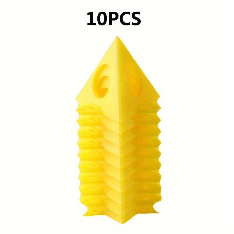 10 Piezas de soportes de bandeja de pintura de plástico en forma de triángulo para artistas