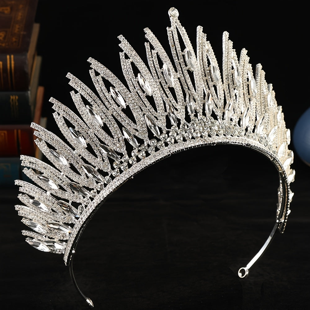 Rhinestone taxtali Bohem uslubidagi to'y va partiyalik bosh kiyim