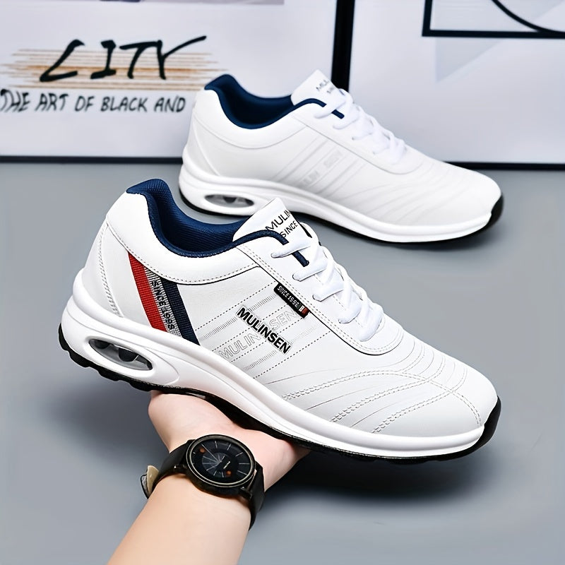Men's Air Cushion Skateboard Shoes Casual Athletic Sneakers for Sport and Daily Wear