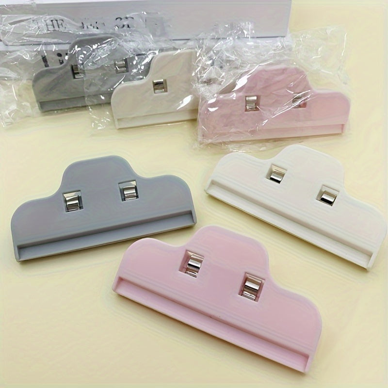 Set of 3 or 5 Plastic Food Sealing Clips for Snacks and Food Bags