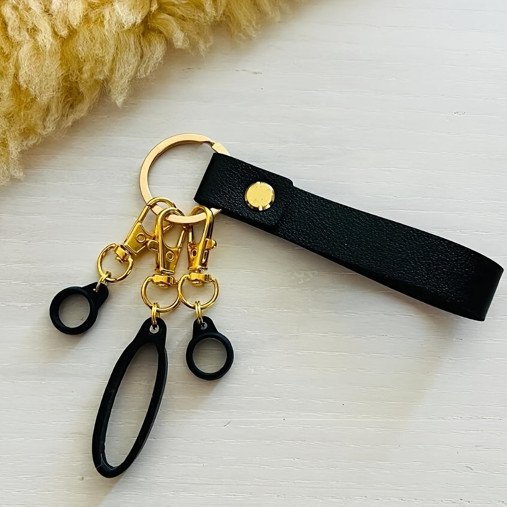 Unisex PU Leather Vape Holder Wristlet Pen Strap for Large and Small Devices