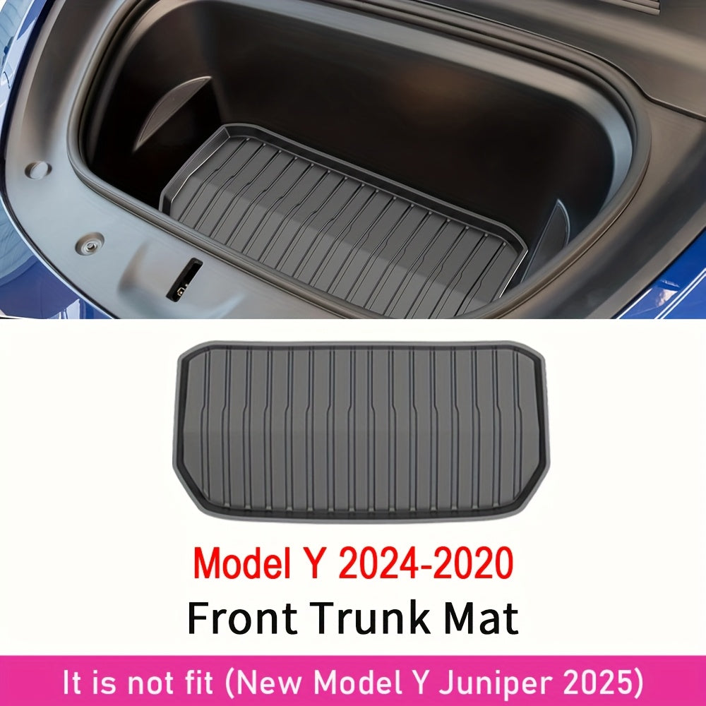 Waterproof TPE Cargo Trunk Mats for Tesla Model Y and Model 3 Highland