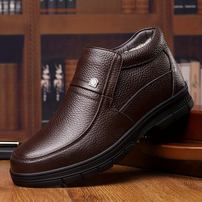 Мужские водоотталкивающие снегоступы с теплыми пушистыми внутренними слоями и ветронепроницаемым дизайном для зимних походов