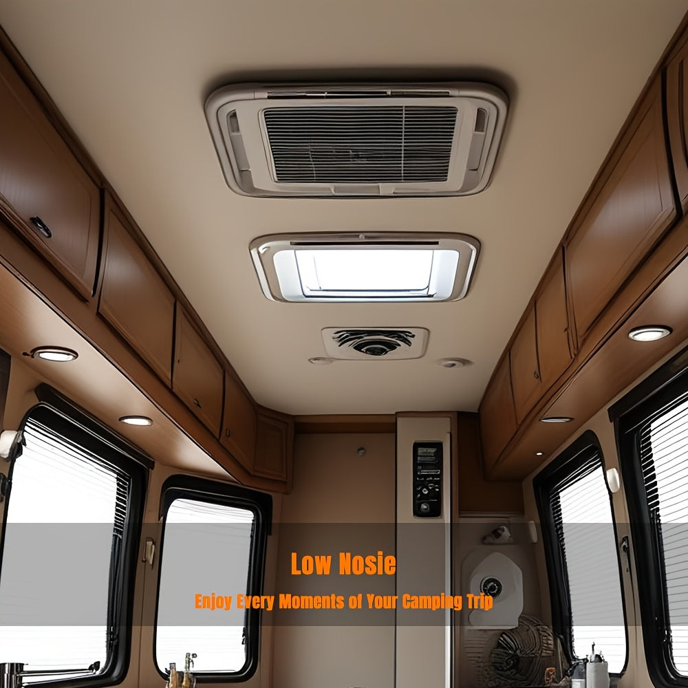 15.24cm RV Bathroom Vent Fan Blade Replacement Plastic Low Noise Ceiling Fan Blade for RV Camper Trailer