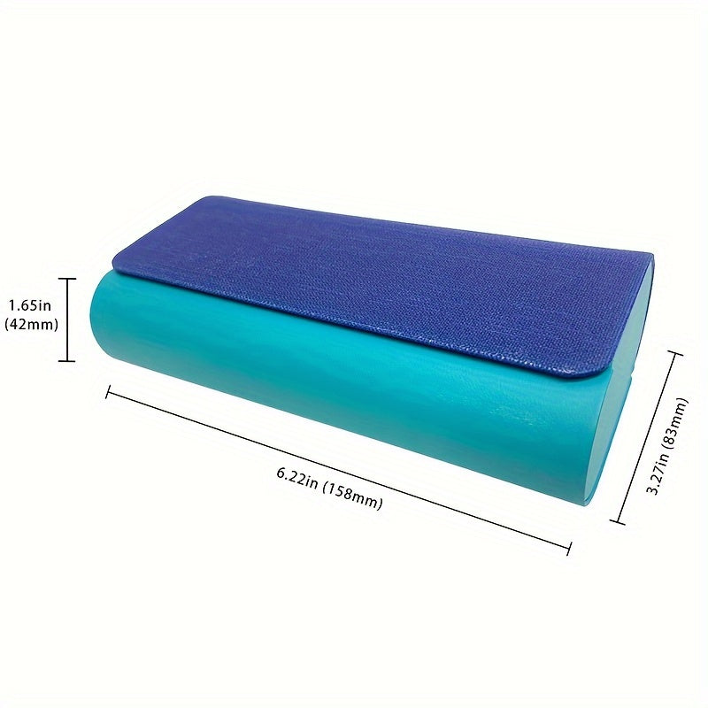 Стильный синий алюминиевый футляр для очков MAFENLY - идеален как для мужчин, так и для женщин, вмещает несколько пар очков для чтения - популярный выбор для организации очков.