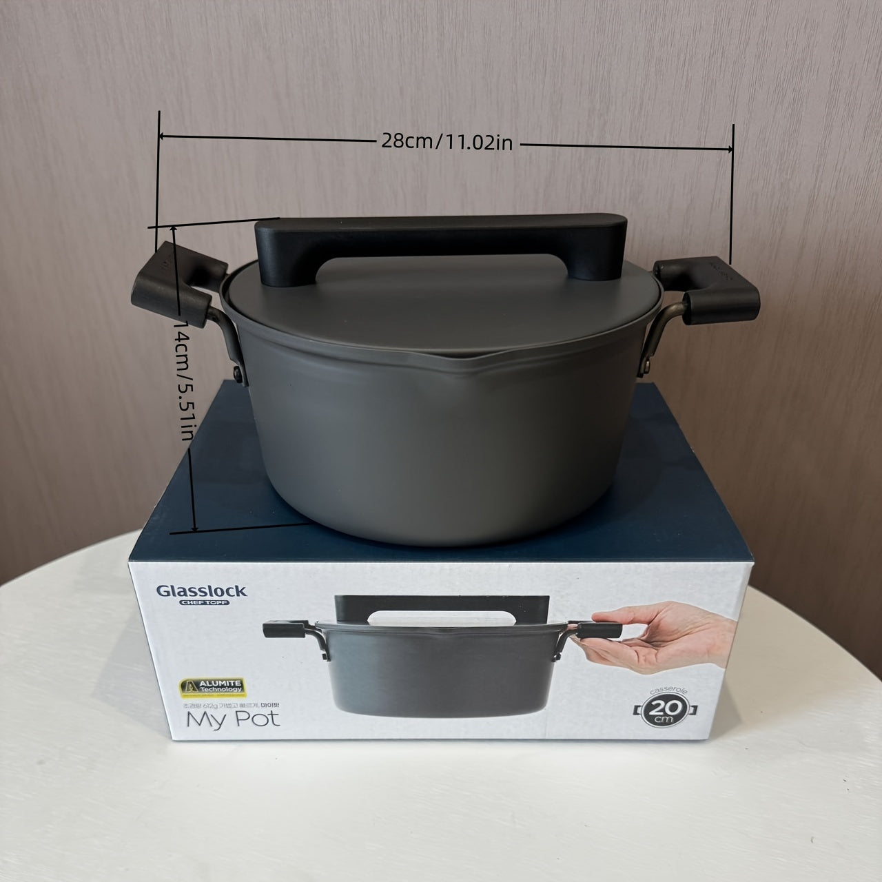 All-Purpose Soup Pot with Dual Handles Durable ABS Material Commercial Kitchen