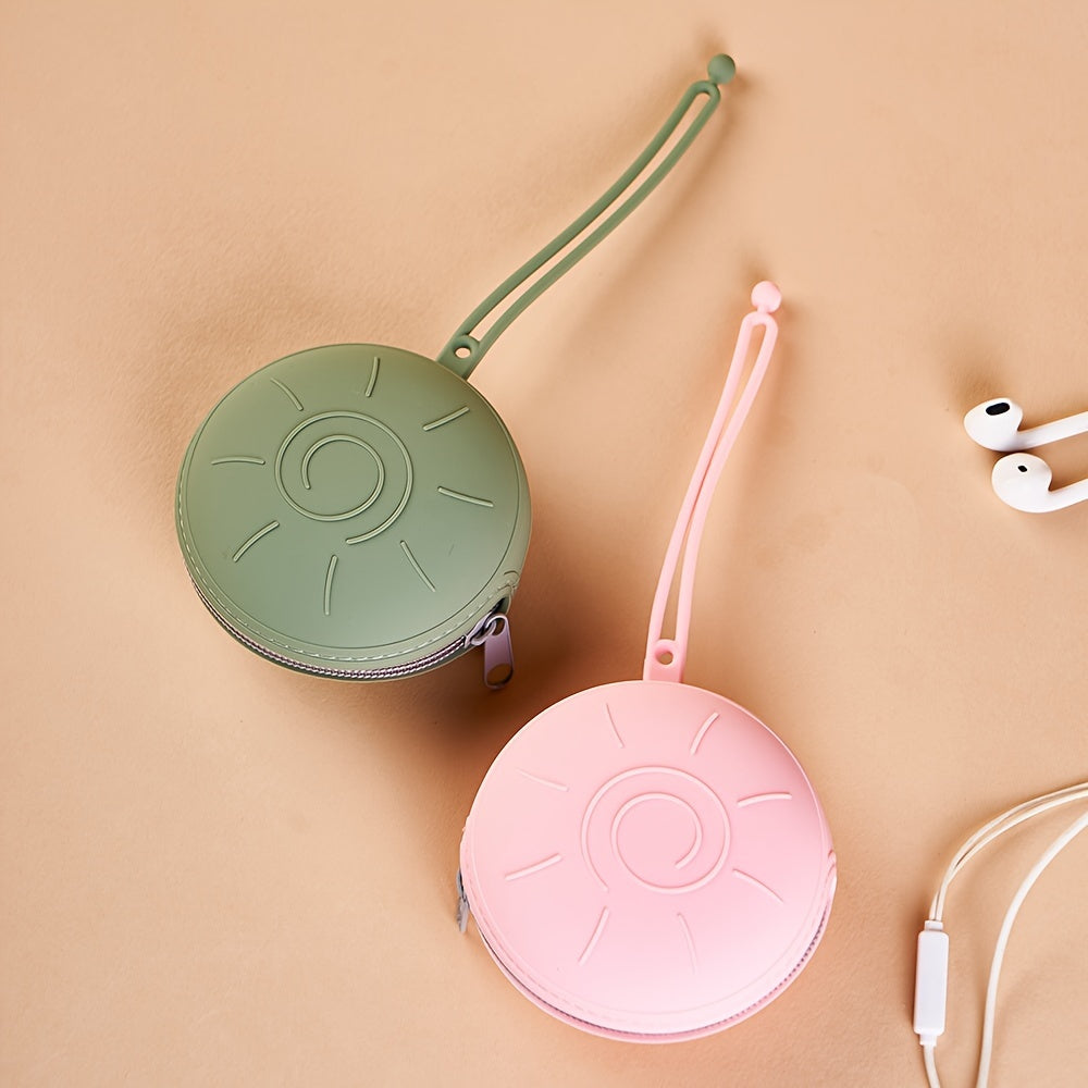 Baby Silicone Pacifier Storage Bag Waterproof BPA-Free Reusable Travel Case for Baby Pacifiers