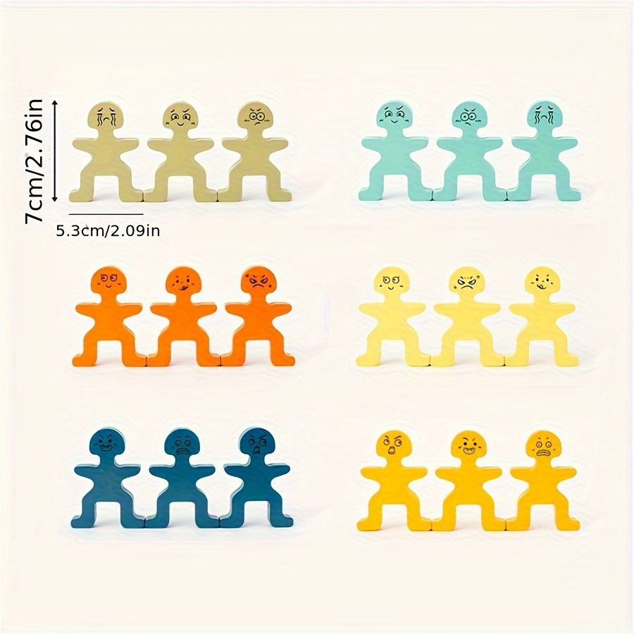 Bolalar uchun yigʻish bloklari oʻyinchoqlari, ota-ona bilan bogʻlanish va muvozanatni rivojlantirish uchun ta'limiy oʻyin