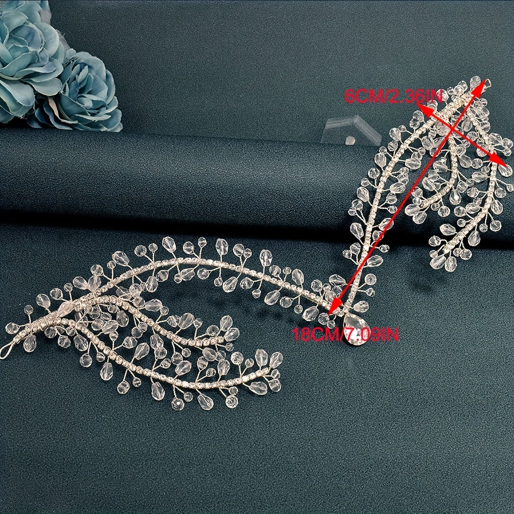 Women's Crystal Headpiece for Weddings and Events Elegant Bridal Hair Accessory