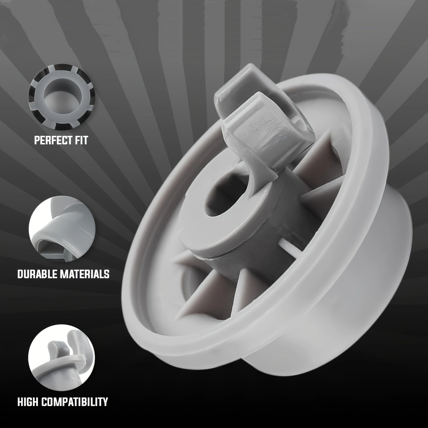 4/8шт. нижнее колесо для полки для посудомоечных машин Bosch Kenmore, заменяет 420198 423232 AP2802428